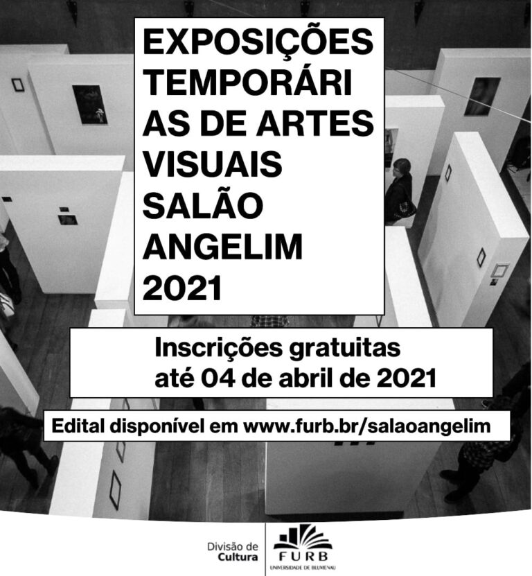 Estão Abertas as Inscrições para Exposições Temporárias de Artes Visuais 2021 do Salão Angelim
