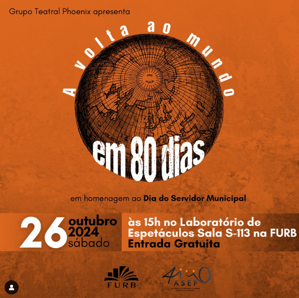 A Volta ao Mundo em 80 Dias: Espetáculo gratuito celebra o Dia do Servidor Municipal em Blumenau