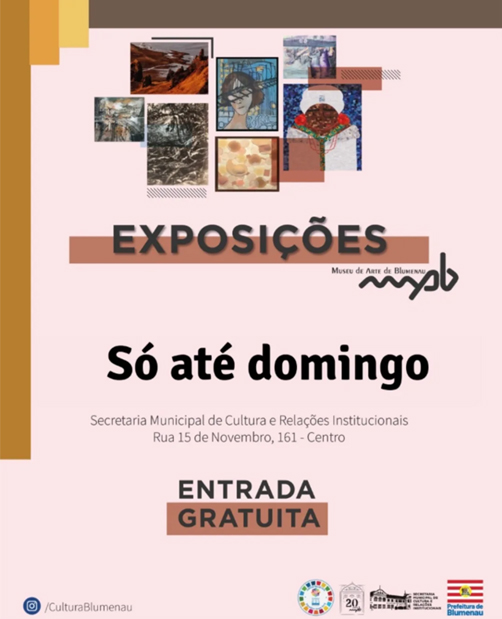 Últimos dias para visitar a 3ª Temporada de Exposições no MAB em Blumenau