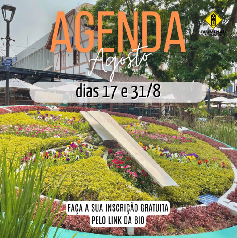 Blumenau Walking Tour convida para uma imersão gratuita na história da cidade
