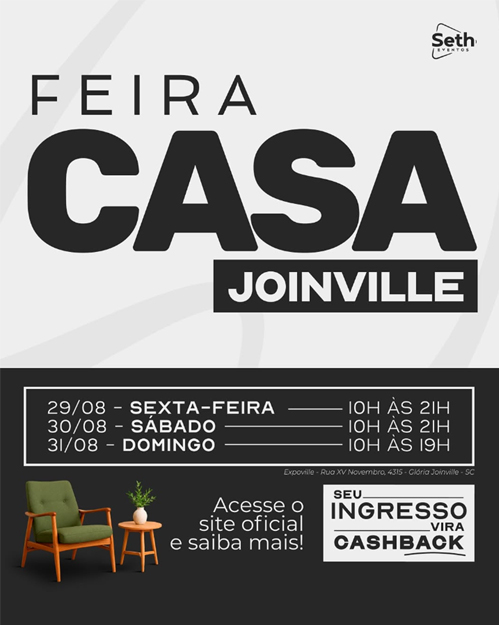 Feira Casa – Joinville recebe a última grande feira de móveis e decoração do ano