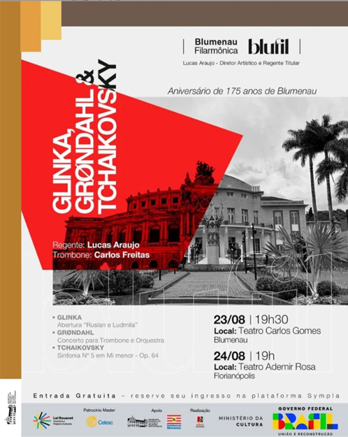 Blumenau em Concerto celebra os 175 anos da cidade com noite inesquecível de música clássica
