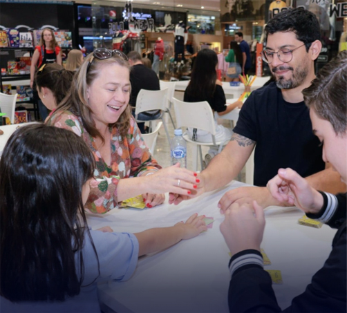 Norte Shopping encerra o mês dos pais com a Jogaderia, evento gratuito de jogos de tabuleiro