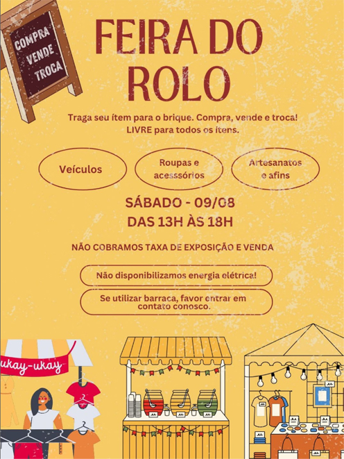 Feira do Rolo celebra o Dia dos Pais com cultura, arte e gastronomia no Velharia Park Retrô